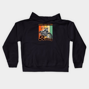 Cycle through Joyful Days: Exploring Handlebar Adventures and Family Riding – A Gift for the Woman Who Loves to Ride Kids Hoodie